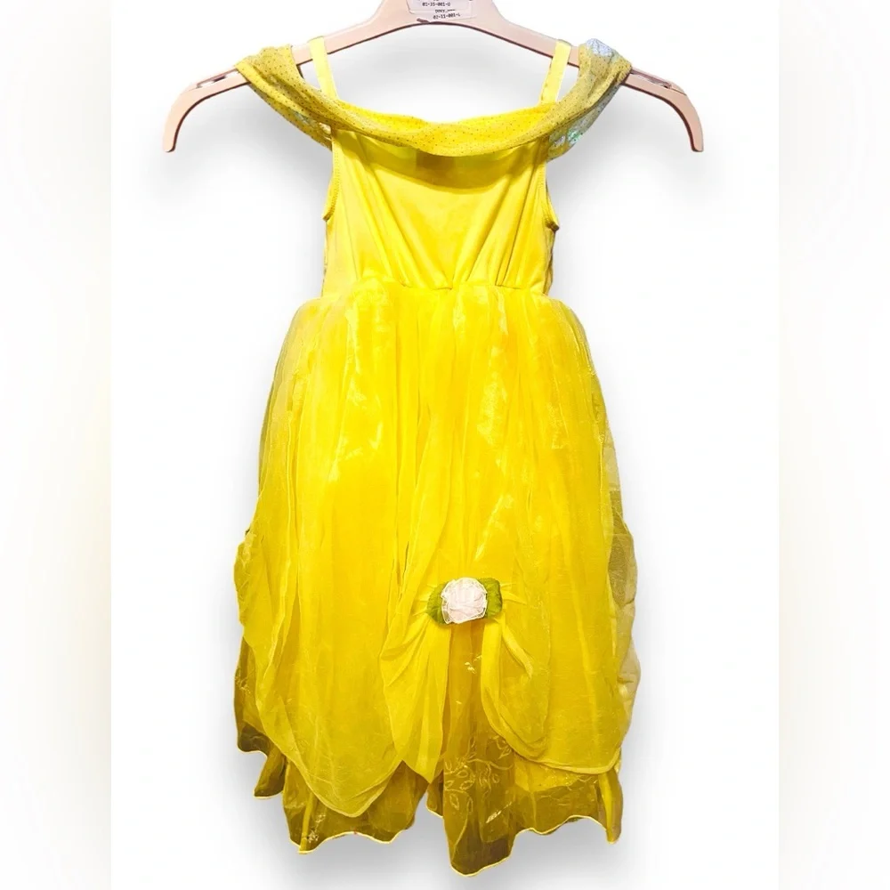 Disney Beauty and the Beast Belle Princess Costume Dress Sz 4